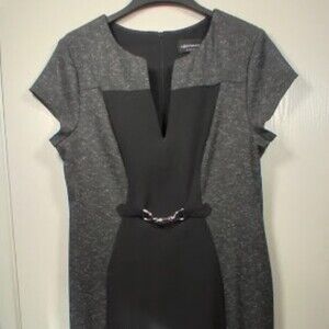 Connected Apparel 2-Tone Dress Women's Size 14